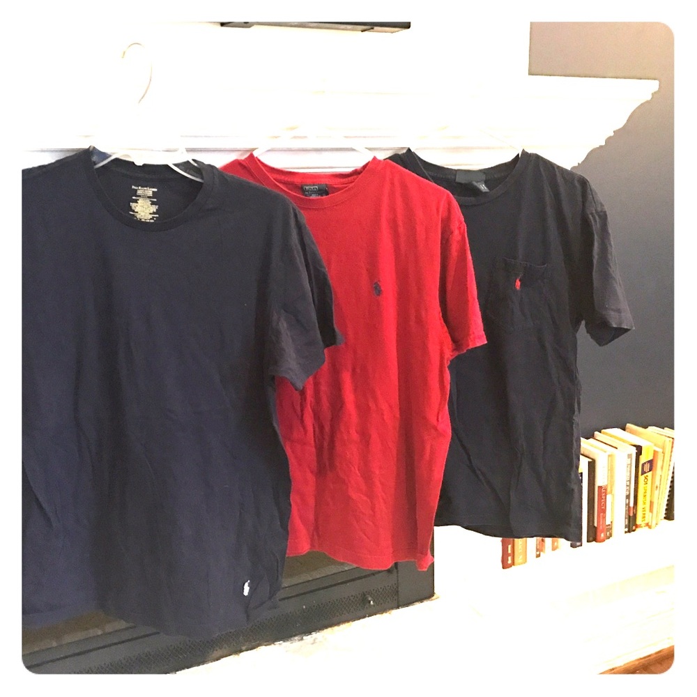 Polo Ralph Lauren crew neck t shirt bundle