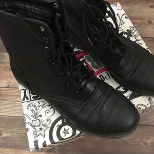 Black Combat Boots