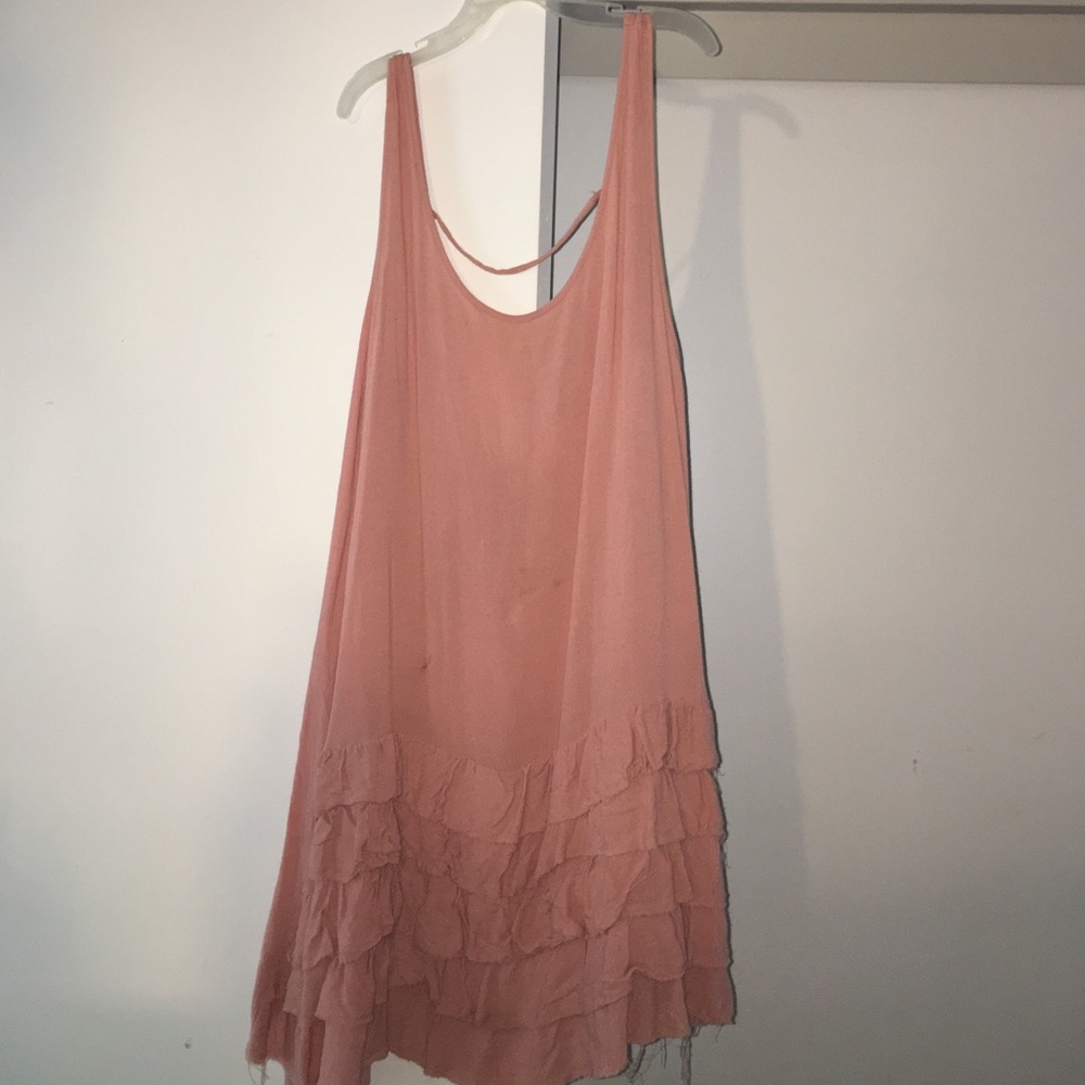 Dress with open back