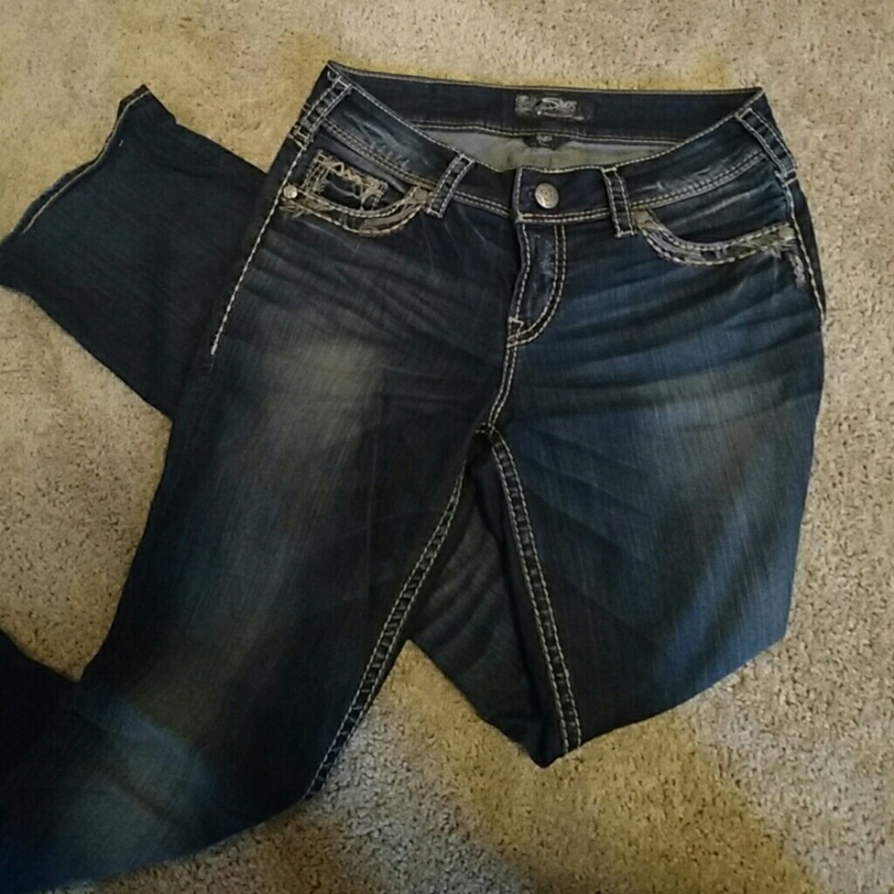 Silver jeans