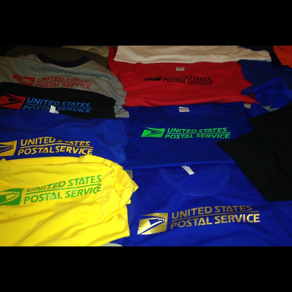 (3)Postal service tees