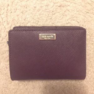Kate spade maroon wallet
