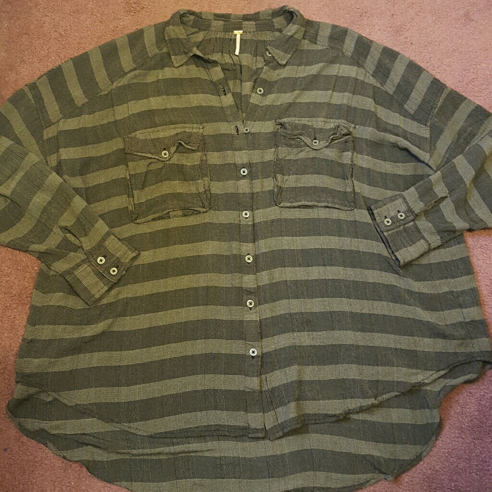 SOLD Free People Button Down Shirt