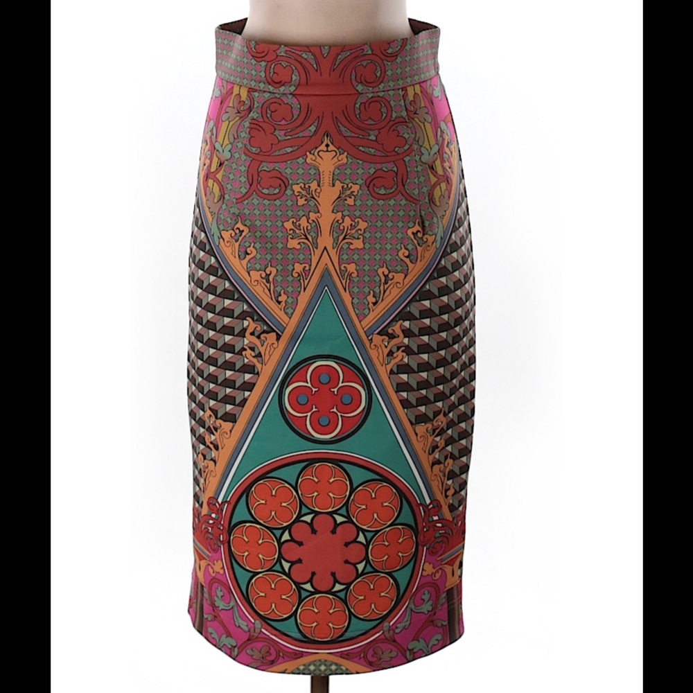 Pankaj & nihdi Anthropologie Rambutan Pencil Skirt