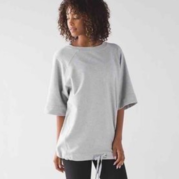 NWT Lululemon Split Short Sleeve Sweatshirt - Picture 1 of 5