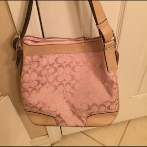 Pink coach bag