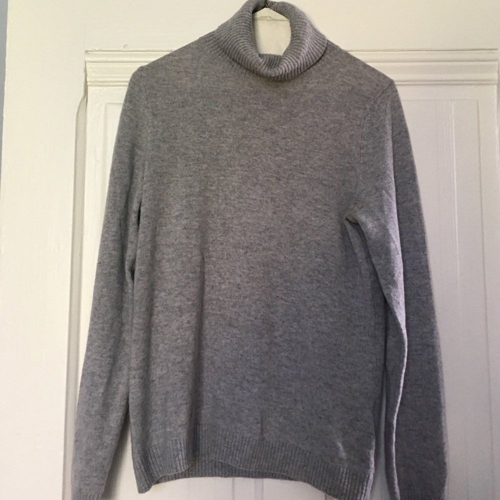 Cashmere turtleneck sweater!