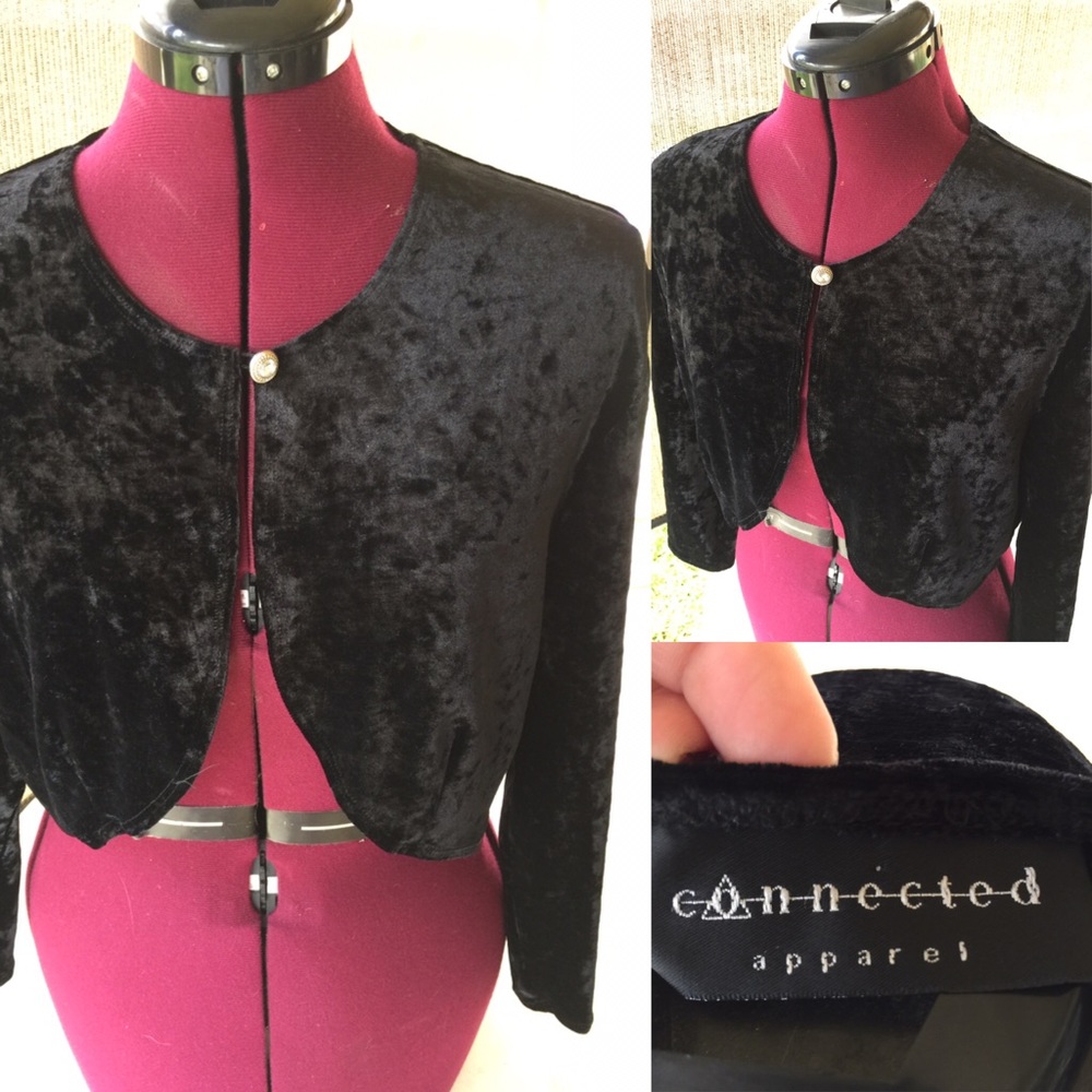 Black Velvet cardigan