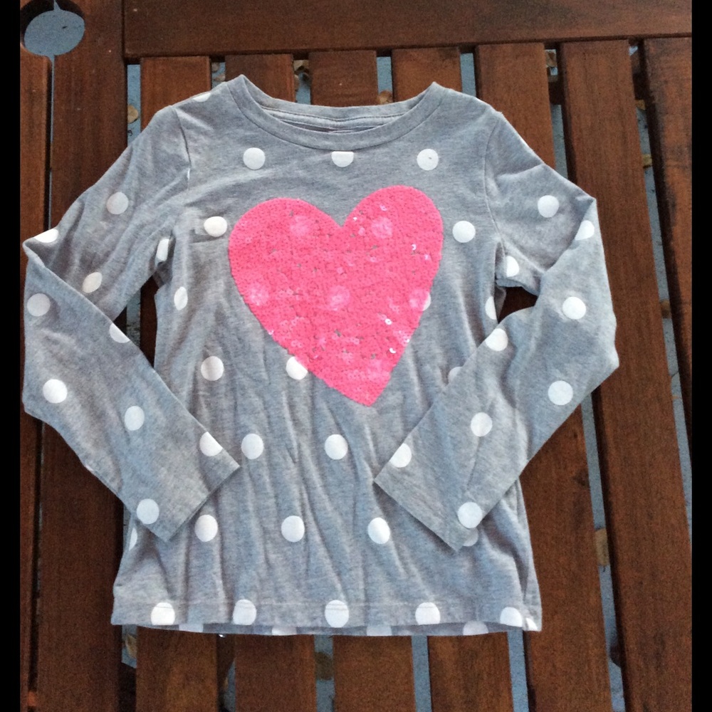 Heart long sleeve tee