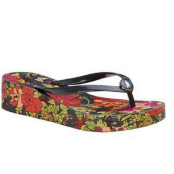 Sakroots Shoes - Sakroots Artist Circle Forte Platform Thong Sandal