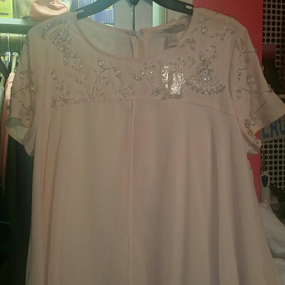 Light Pink Shift Dress