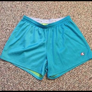 Size small Champion teal athletic shorts!