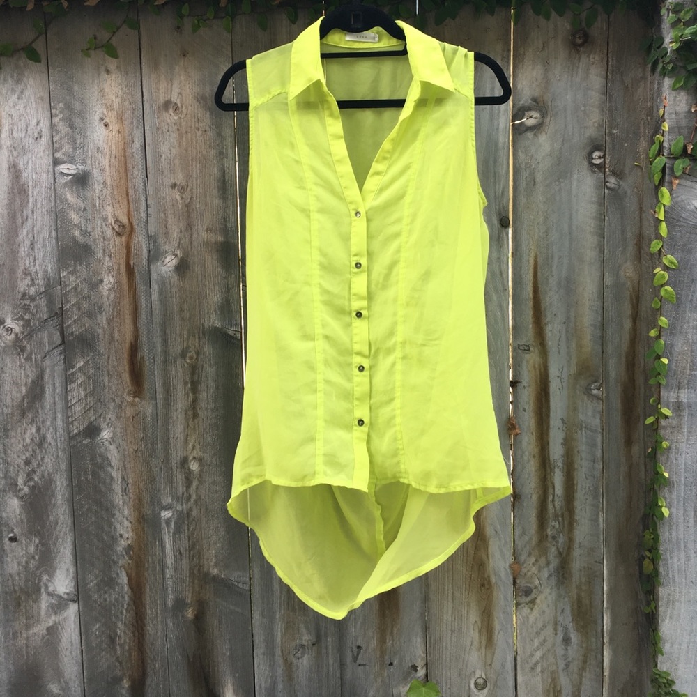 Chartreuse Tank - looks like Show Me Your Mumu