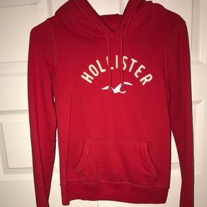 Red Hollister Hoodie!! Sz XS.