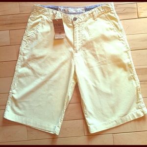 PD&C Yellow Seersucker Shorts