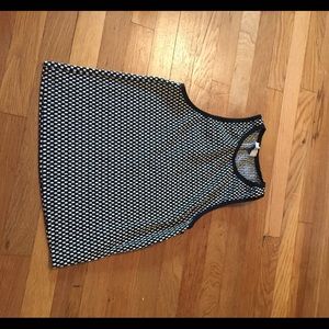 Black and white tank top