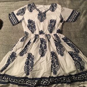 Cute Greek-isles inspired dress small