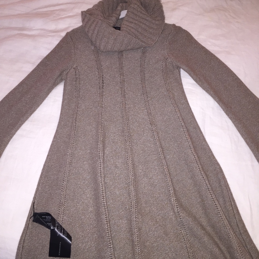 BCBG Tan Sweater Dress