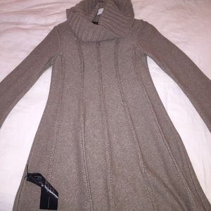 BCBG Tan Sweater Dress