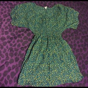 Cheetah Print Short Sleeve Top