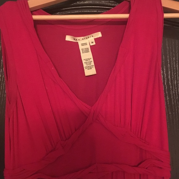 Dark pink/magenta Max Studio maxi dress, size M. - Picture 2 of 2