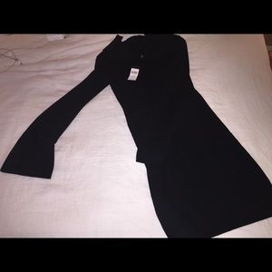 BCBG Black off the shoulder/ cowl neck  dress