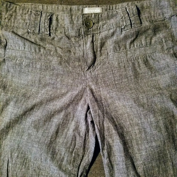 Gray Linen Coverse Dress Pants - Picture 2 of 4