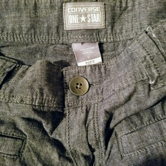 Gray Linen Coverse Dress Pants - Picture 3 of 4
