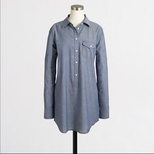 J. Crew Chambray Pocket Tunic