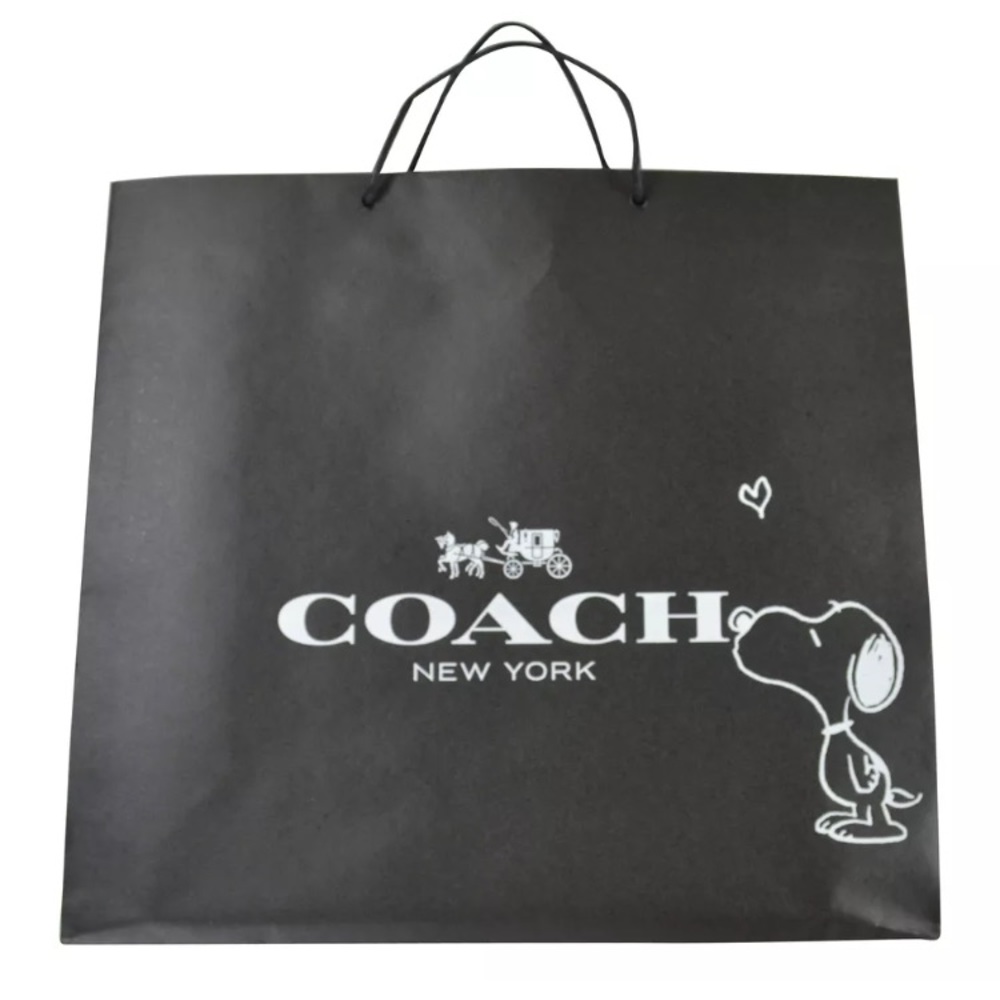 Snoopy Coach Gift Bag XL... I.S.O (In Search Of)