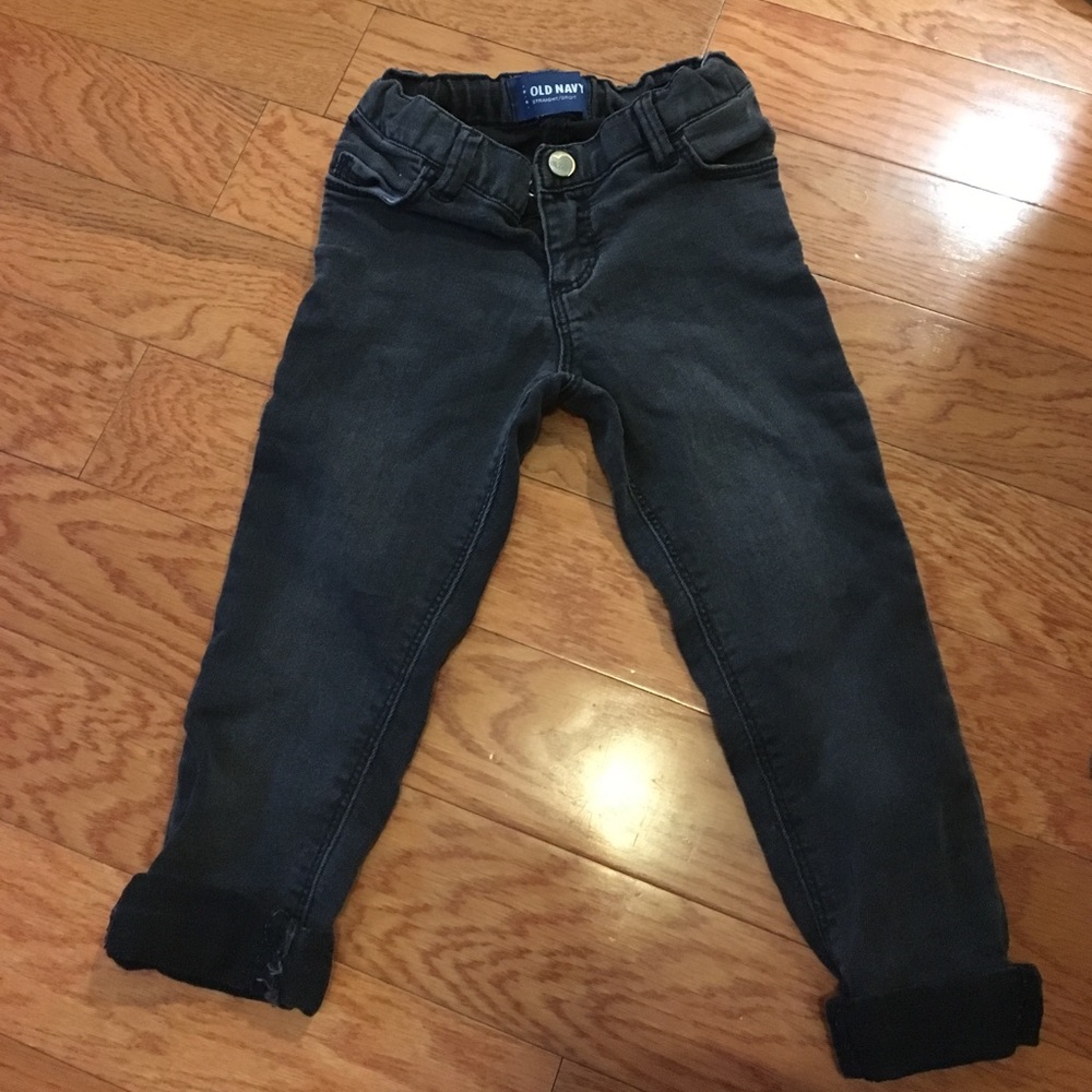 Black/ dark gray jeans