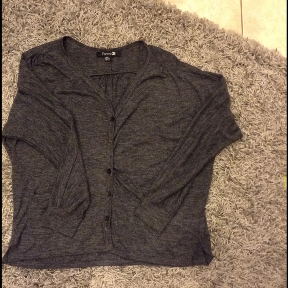 Dark Grey Cardigan