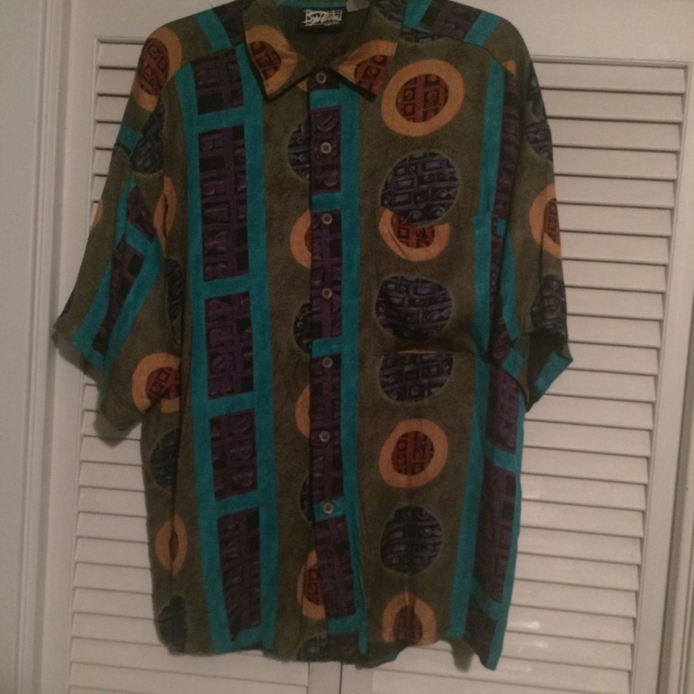 Vintage multi-color *Short Sleeve* Shirt