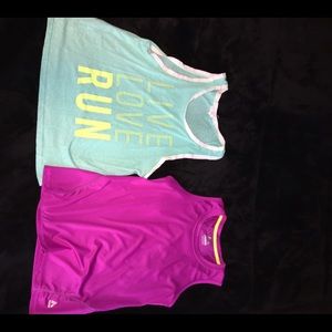 Two running tank tops