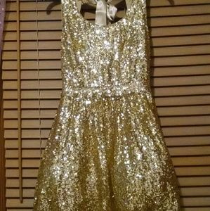 Gold Dress
