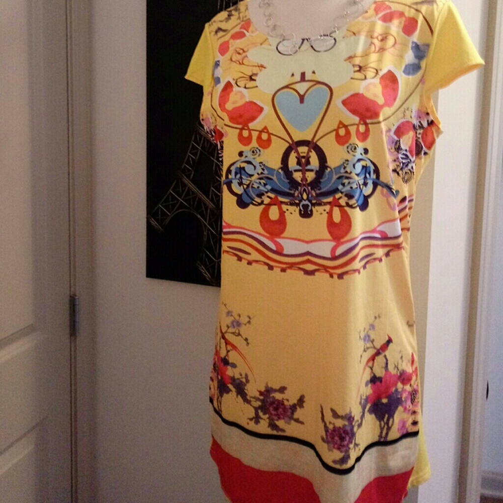 Sun Kissed Yellow Mini Dress *NWOT*