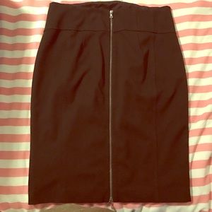 Express pencil skirt with full length back zipper