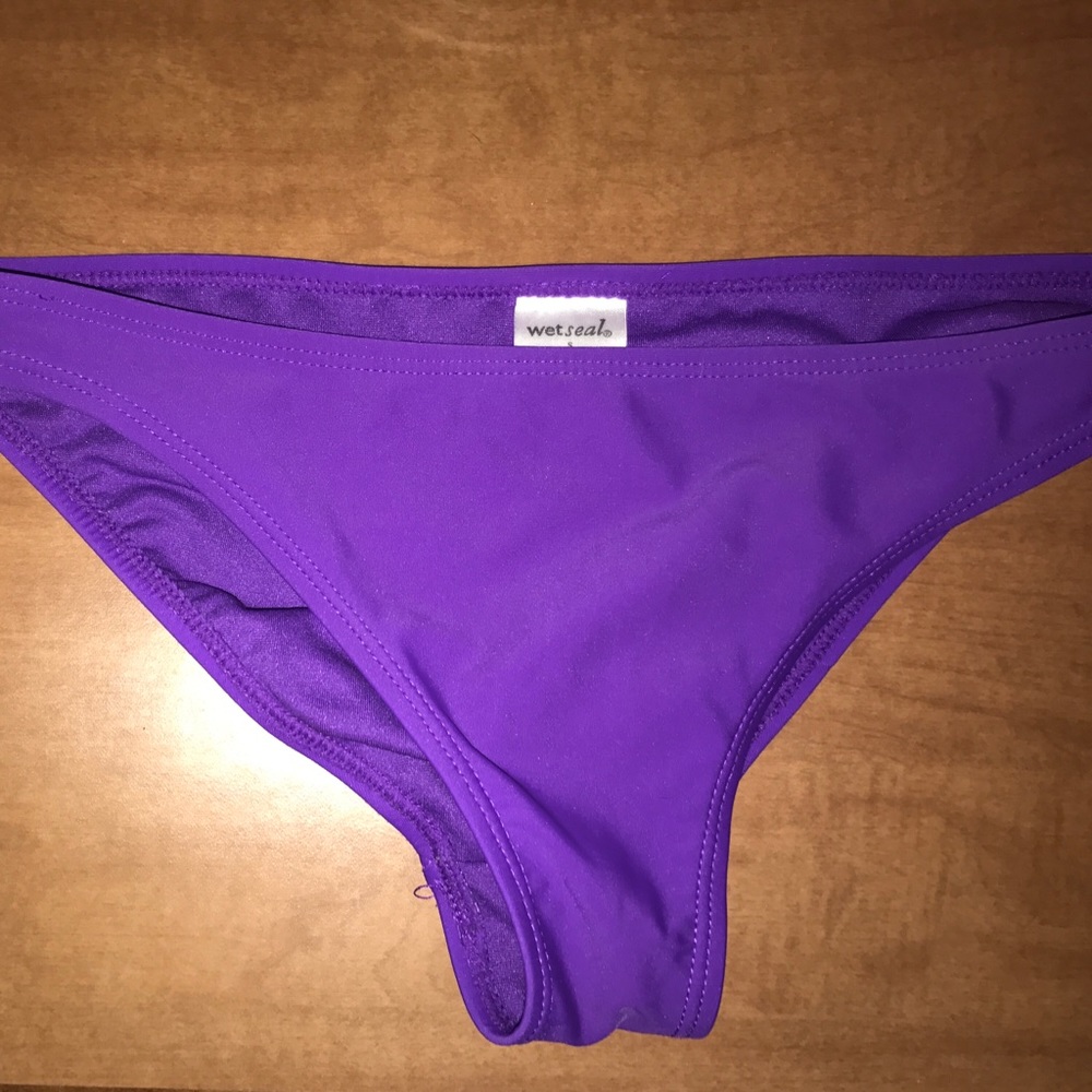 Purple Wet Seal Bikini Bottom