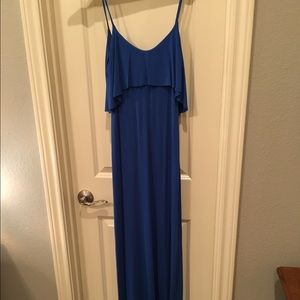 Blue maxi dress
