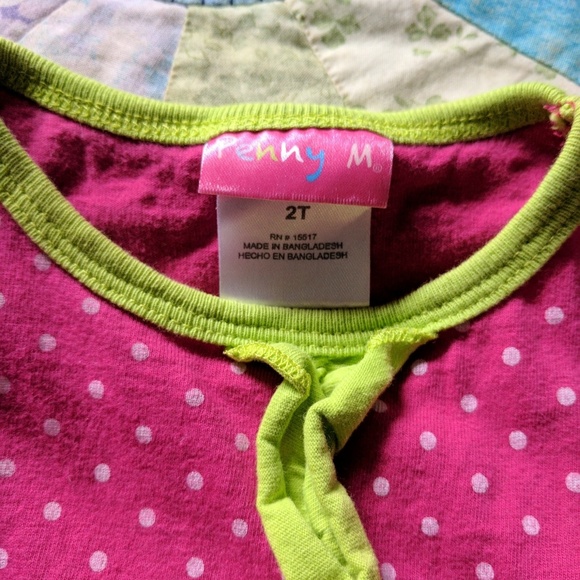 Toddler ruffled tee tank dress - Picture 2 of 3