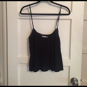 Black tank top