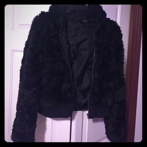 Fur Jacket with hood