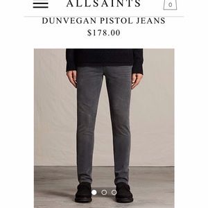All Saints Pistol Fit Jeans