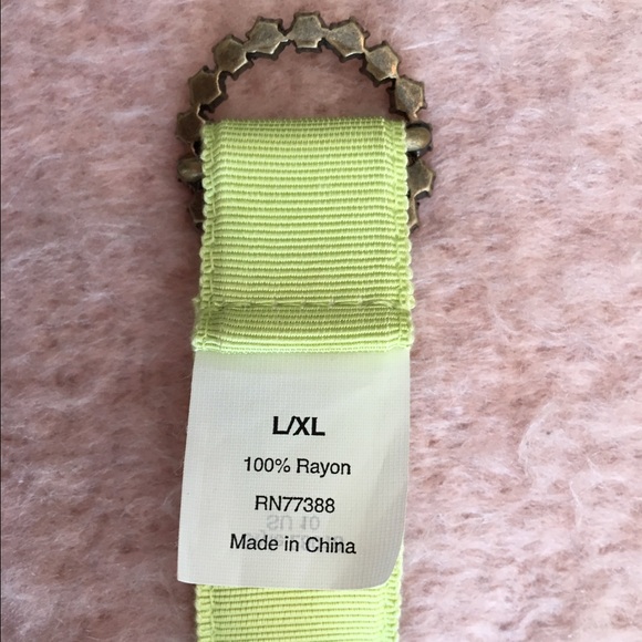 SOLD Crewcuts Neon Green Belt - Picture 3 of 3