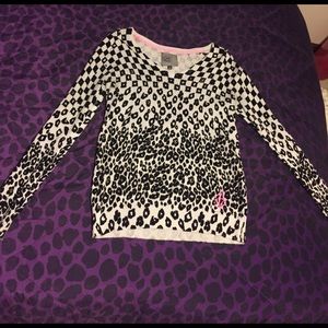 Printed Long Sleeve Sweater