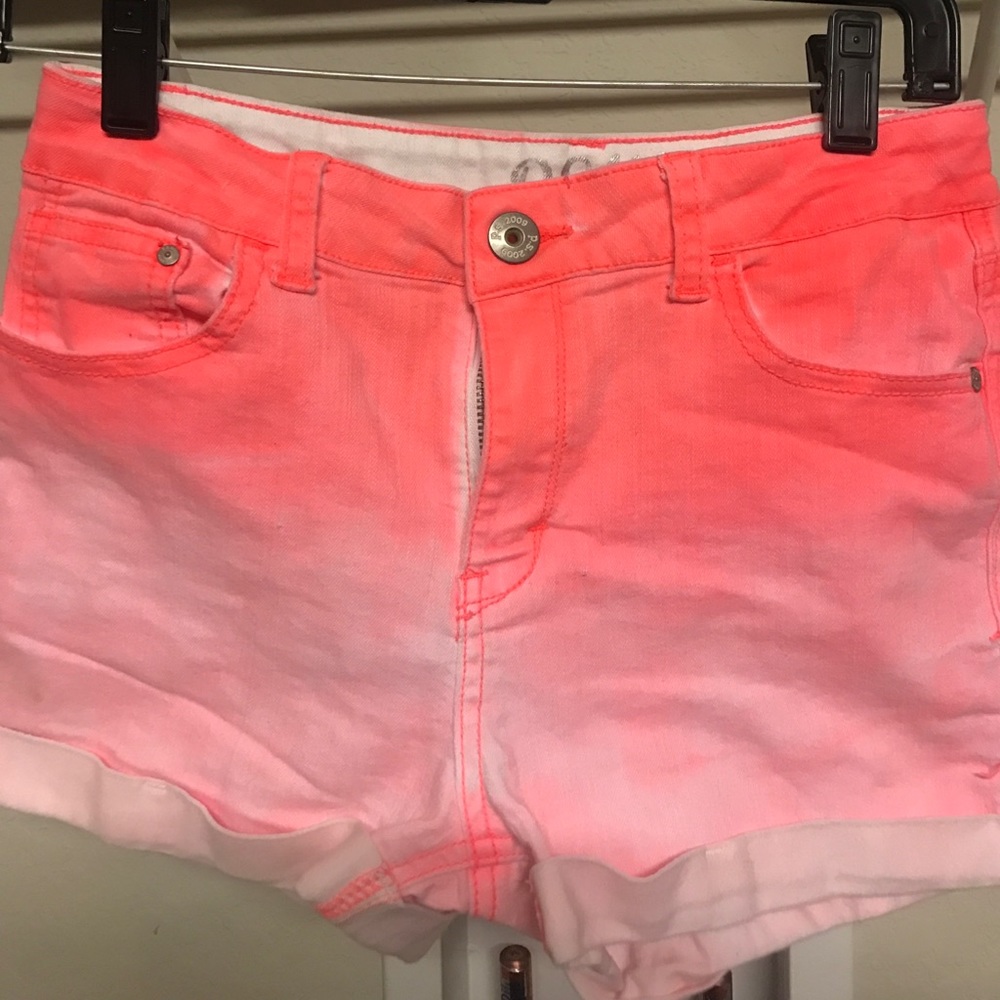 PSNY pink ombré shorts