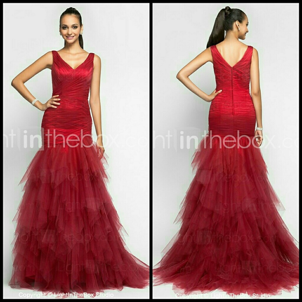 Ruby Red Formal Dress