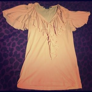 POLO ruffled top
