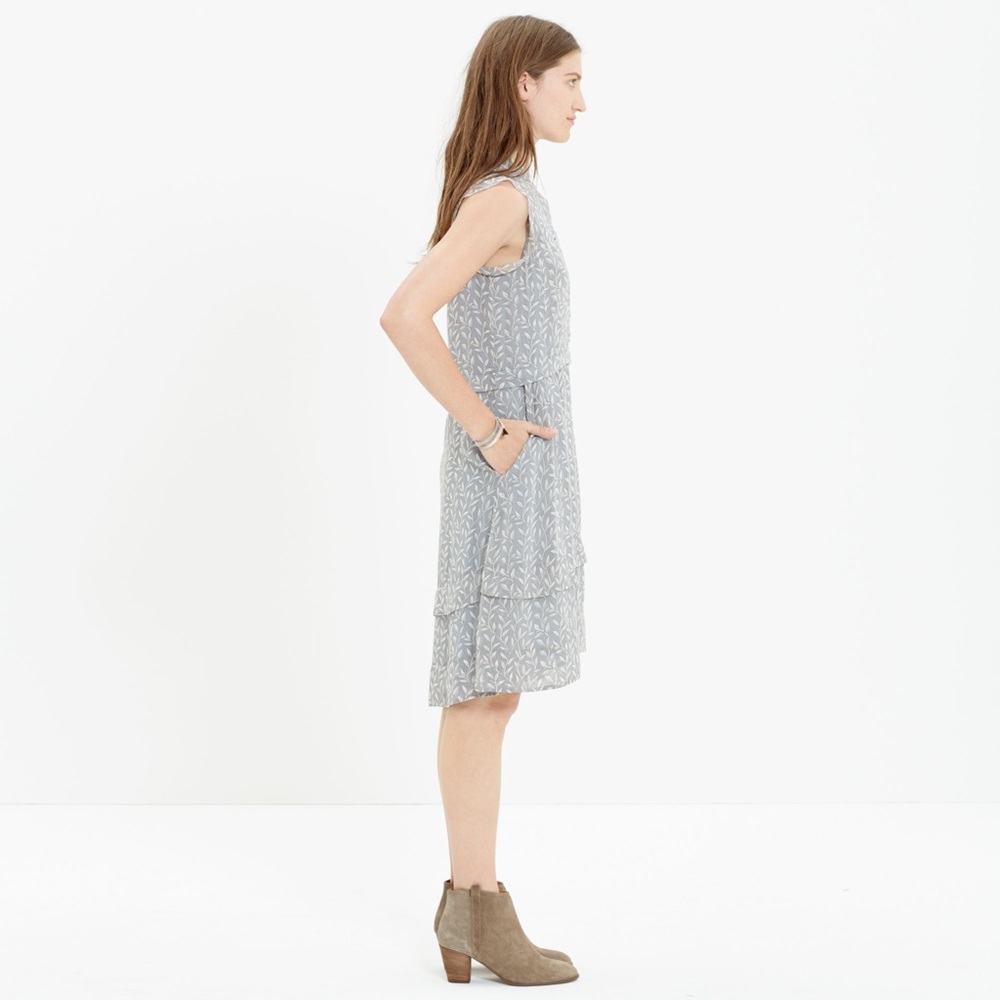 Madewell shirtdress in willowleaf 6 - Picture 2 of 5