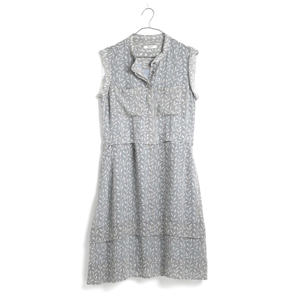 Madewell shirtdress in willowleaf 6 - Picture 3 of 5
